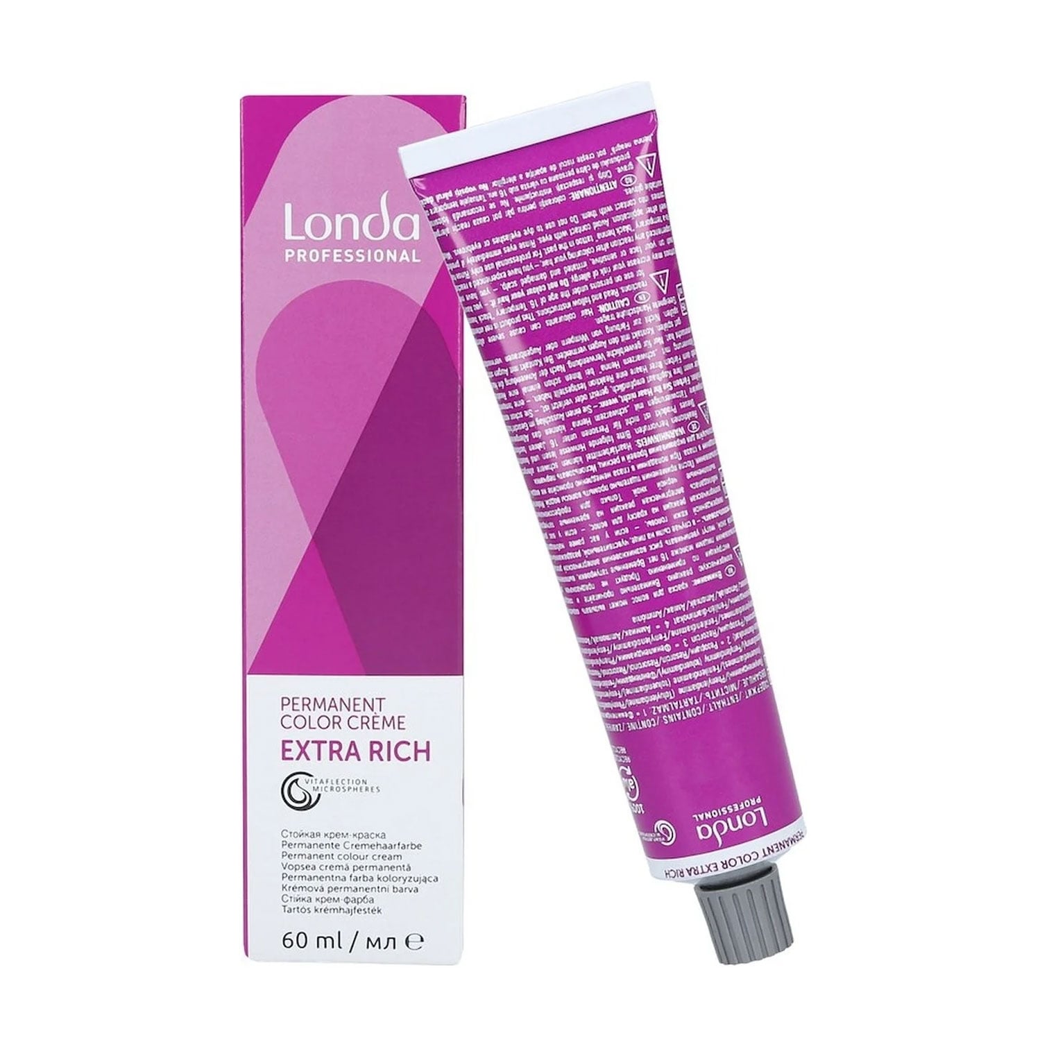 Стійка крем-фарба для волосся Londa Professional Londacolor Extra Rich Creme 4/77 Шатен інтенсивно-коричневий, 60 мл